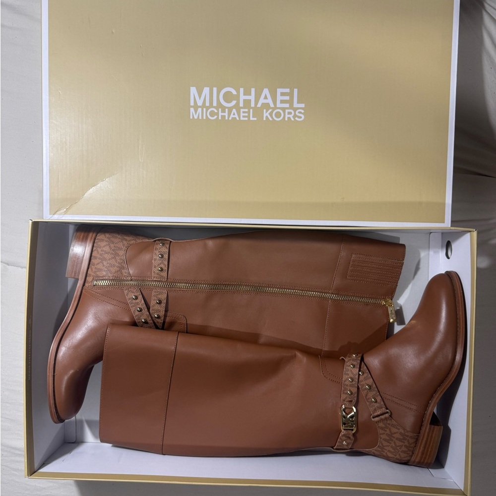 Michael Kors Tan Sole Boots